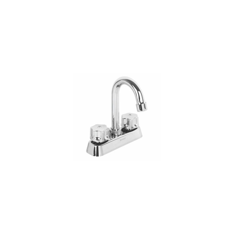 MEZCLADORA PLÁSTICA PARA LAVABO, CUELLO TIPO BAR, BASIC