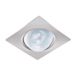 EMPOTRADO, CUADRADO, 5 W, 6500K, LED, PLATA