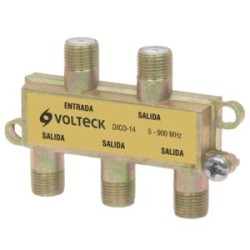 DIVISOR COAXIAL DE 1 ENTRADA Y 4 SALIDAS,