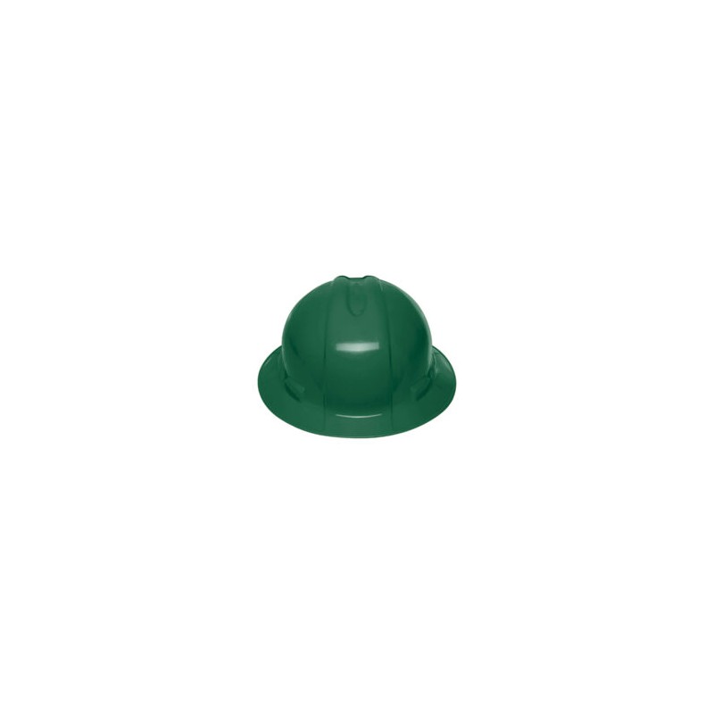 CASCO DE SEGURIDAD, VERDE, ALA ANCHA