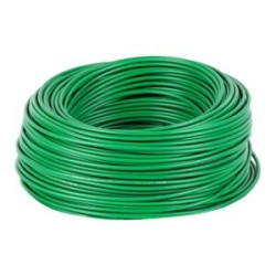 Rollo de 100 m de cable THHW-LS 12 AWG verde, Volteck