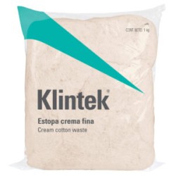 ESTOPA, 1 KG, COLOR CREMA