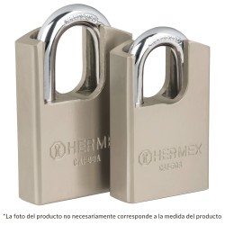 CANDADO DE ACERO, MÁXIMA SEGURIDAD, 50MM, LLAVE ANTI-GANZÚA